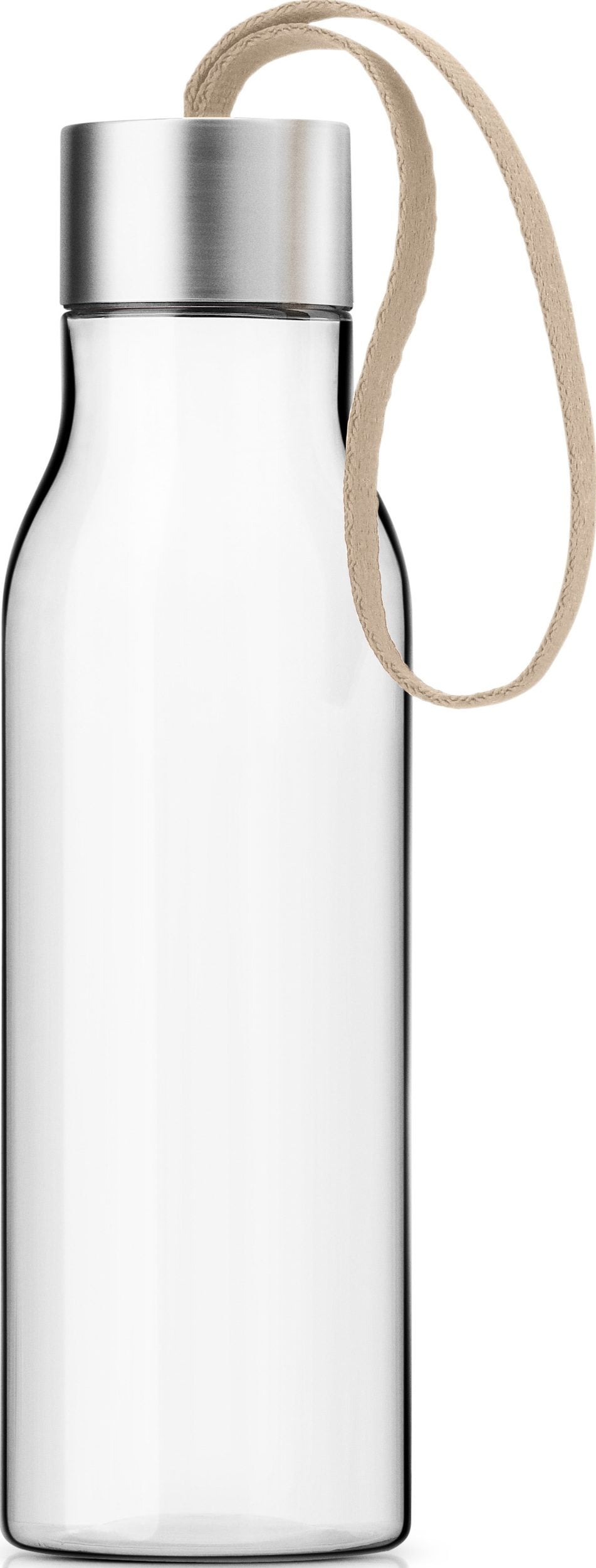 Eva Solo Wasserflasche mit Griff Hellbeige