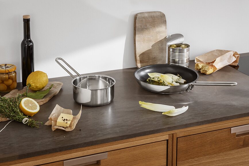 Eva Trio Casserole 1,1 l, acier inoxydable