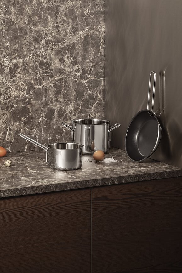 Eva Trio Casserole 1,1 l, acier inoxydable