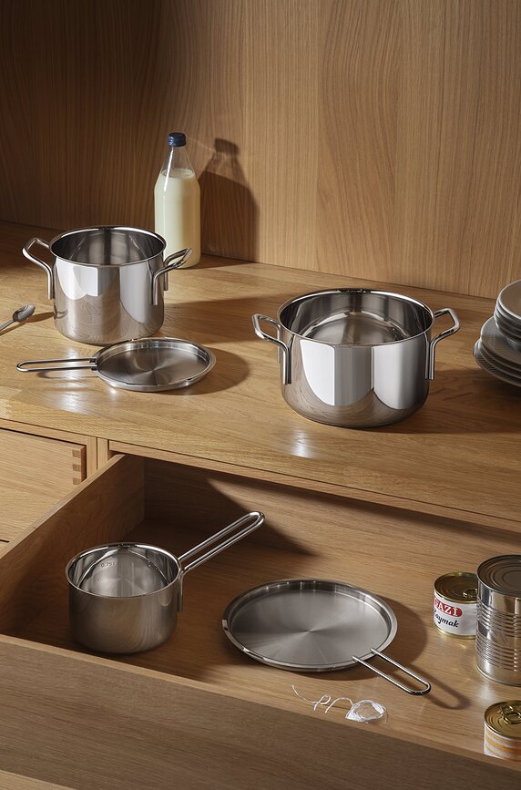 Eva Trio Casserole 1,1 l, acier inoxydable