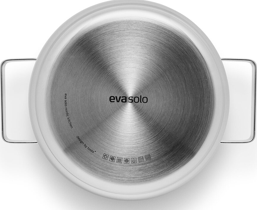 Eva Trio Marmite 4,8 l, en acier inoxydable