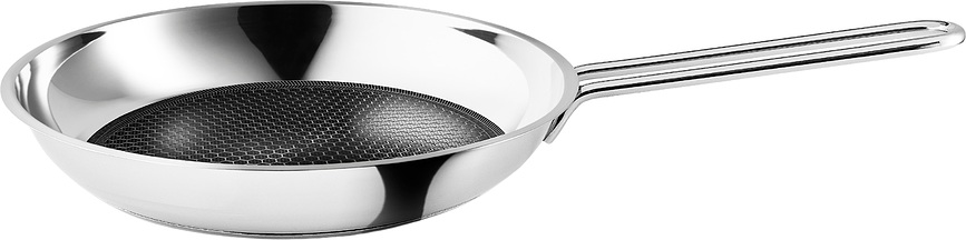 Eva Trio Poêle antiadhésive Slip-Let, 24 cm, en acier inoxydable
