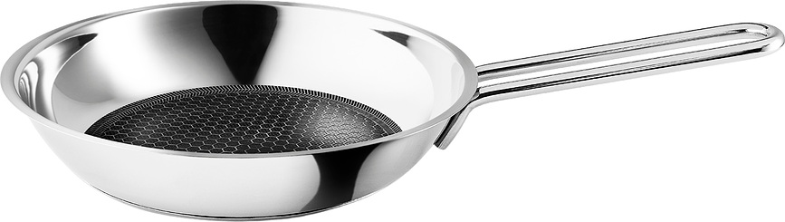 Eva Trio Poêle avec revêtement Slip-Let, 20 cm, en acier inoxydable