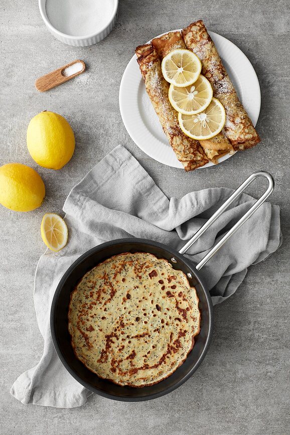 Eva Trio Poêle avec revêtement antiadhésif Slip-Let, 20 cm, en acier inoxydable