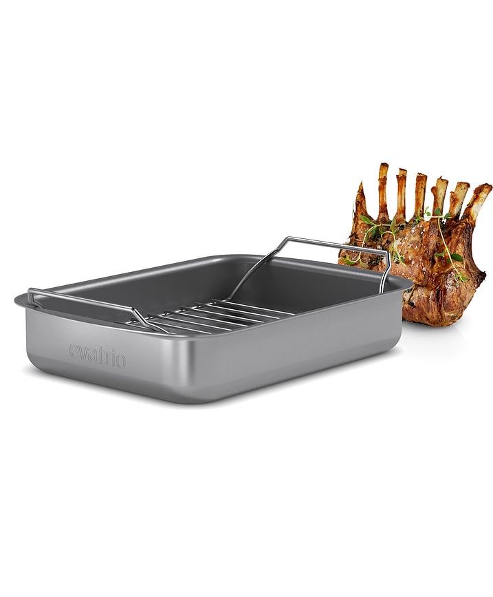 Eva Trio Rôtissoire avec grille, revêtement antiadhésif Slip-Let, 38,2 x 28,5 cm