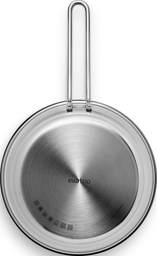 Eva Trio Τηγάνι με αντικολλητική επίστρωση Slip-Let, 20 εκ., ανοξείδωτο ατσάλι