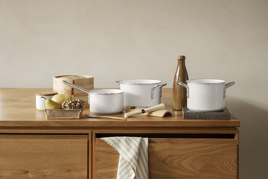 Eva Trio White Line Casserole 1,1 l