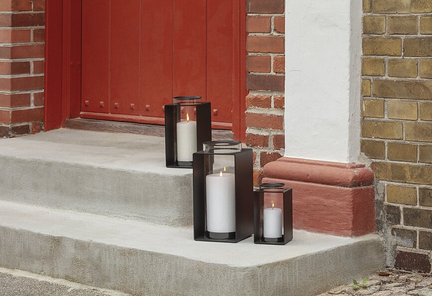 Farol Glow 30 cm, negro