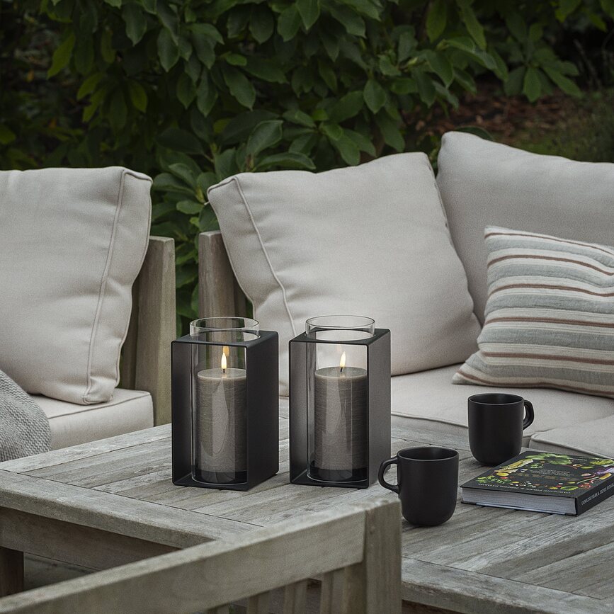 Farol Glow 30 cm, negro