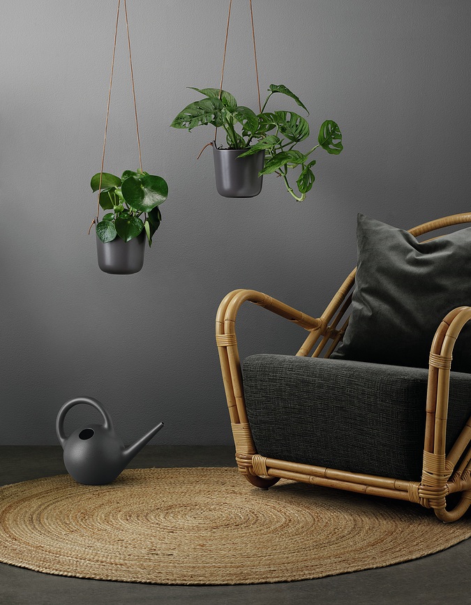 Globe Kanta za zalijevanje 2,5 l tamnosiva