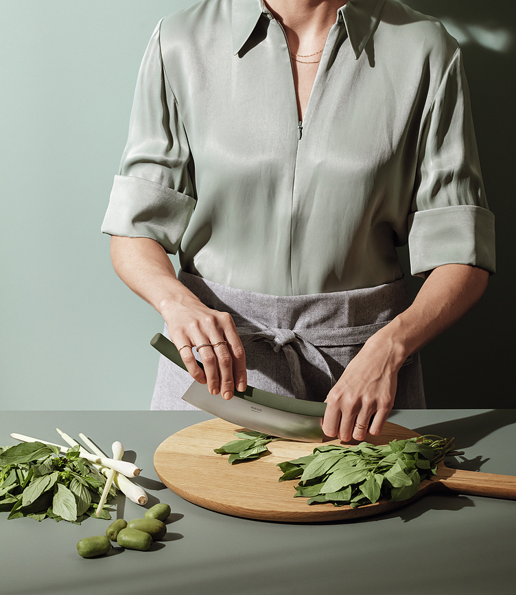 Green Tool Couteau à Herbes, vert