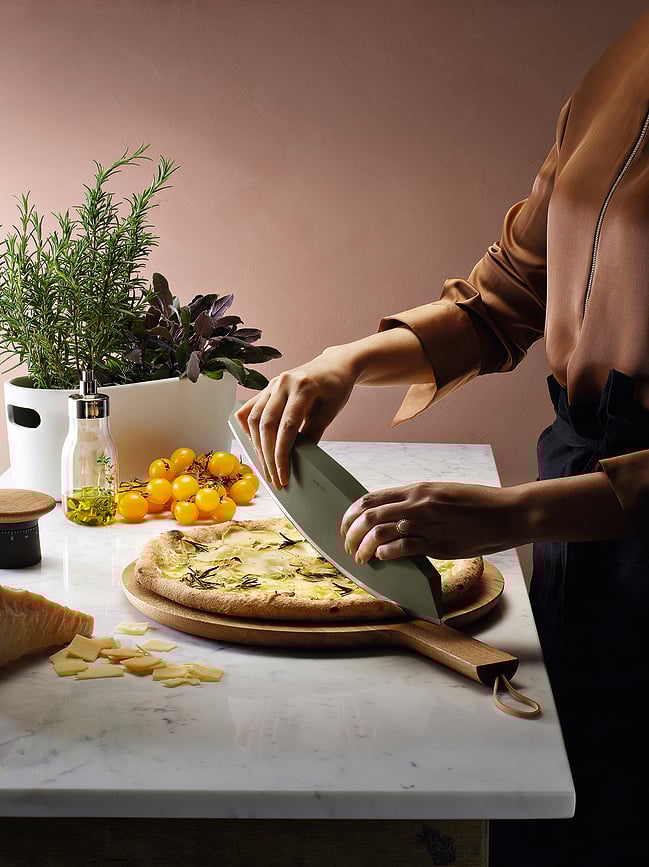 Green Tool Couteau pour pizza et herbes