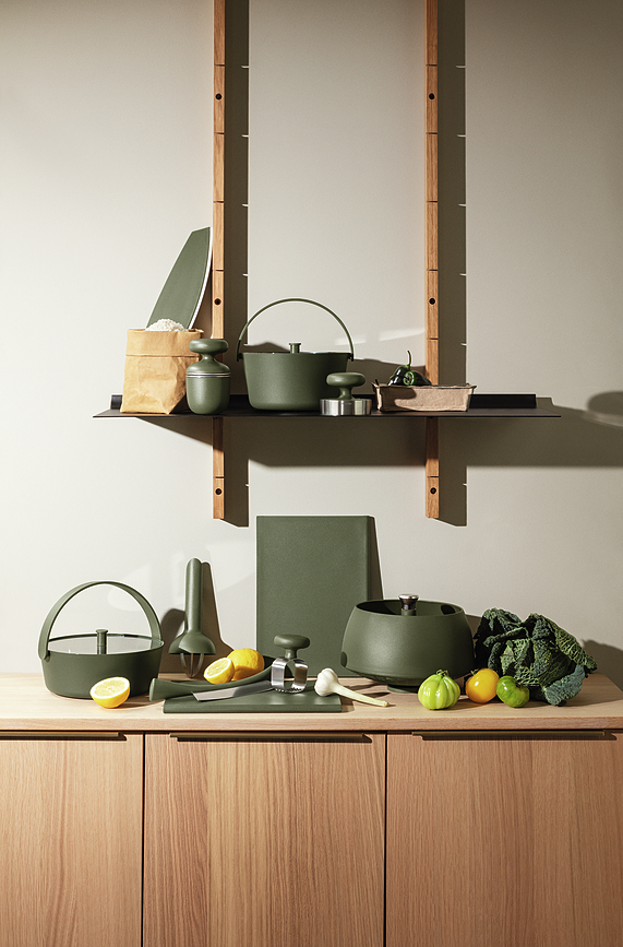 Green Tool Stiskalnik za česen, zelen