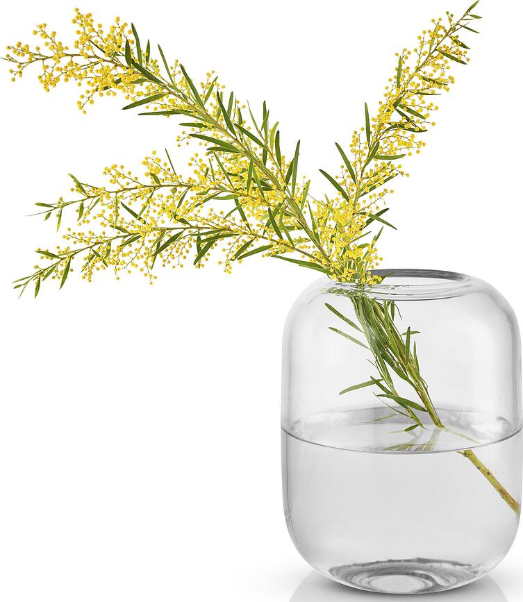 Jarrón Acorn, 16,5 cm, gris