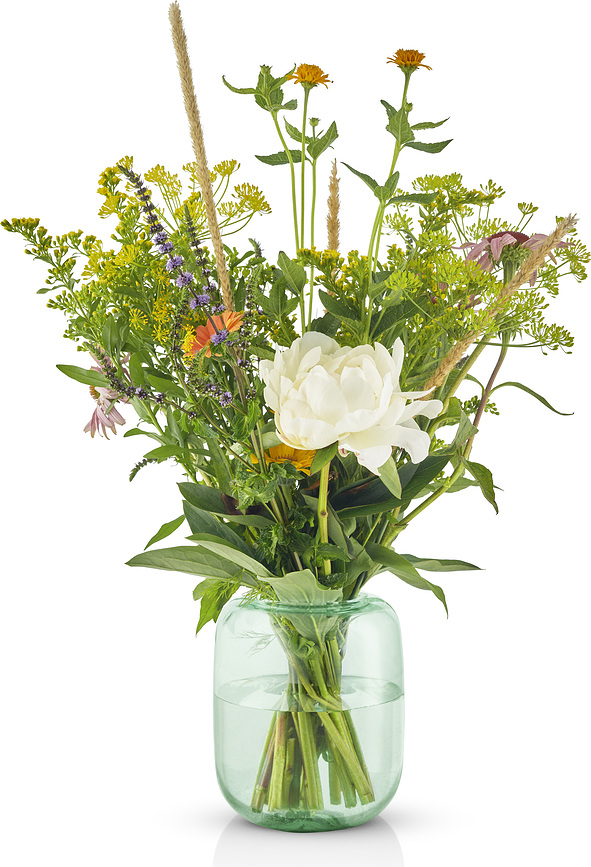 Jarrón Acorn, 16,5 cm, gris