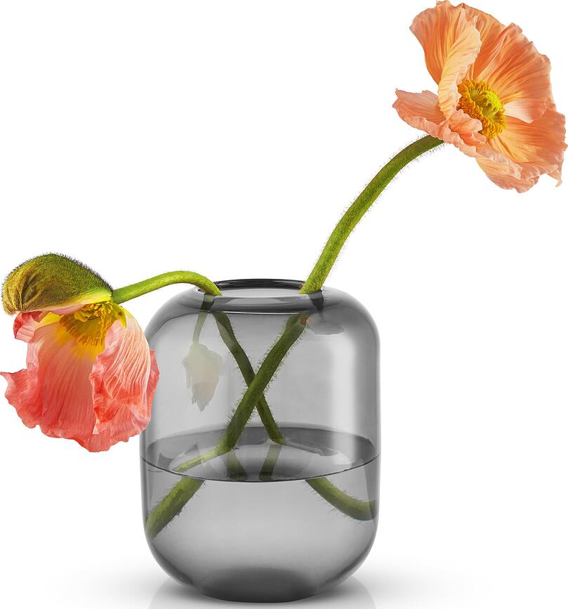 Jarrón Acorn, 16,5 cm, gris