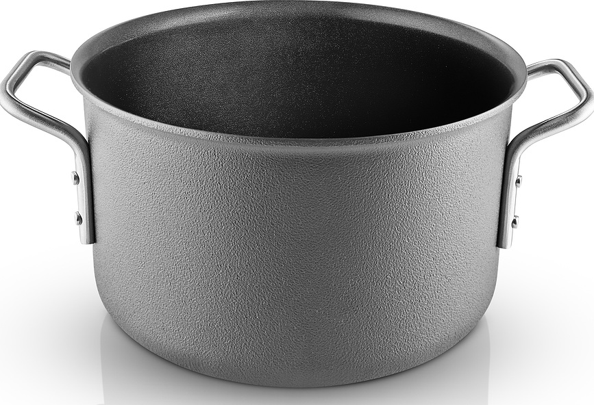 Juego de Ollas Grey Line, con cazo, revestimiento antiadherente Slip-Let, Set de 3 piezas