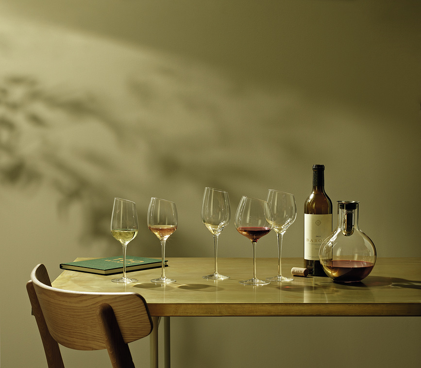 Kozarci za vino Riesling, 2 kosa