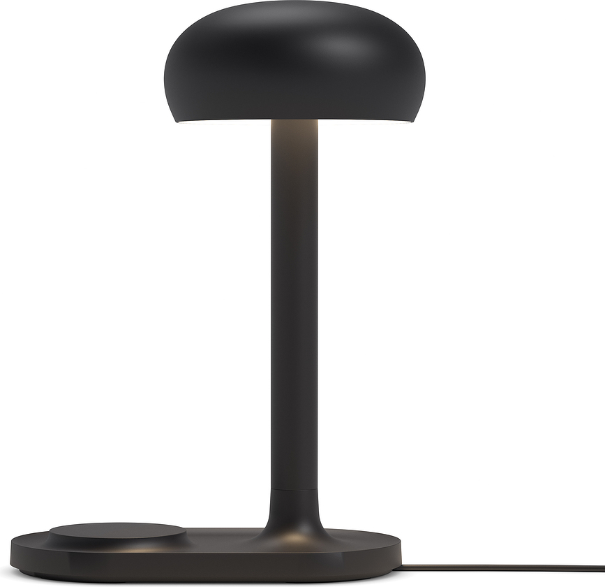 Lámpara de Mesa Emendo, esmeralda, con cargador