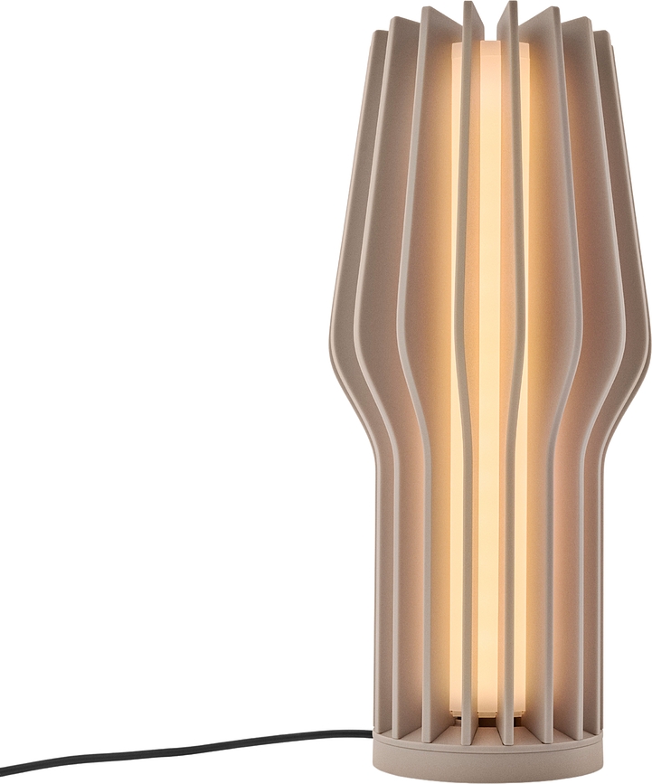 Lampe til bord Radiant LED 25 cm beige