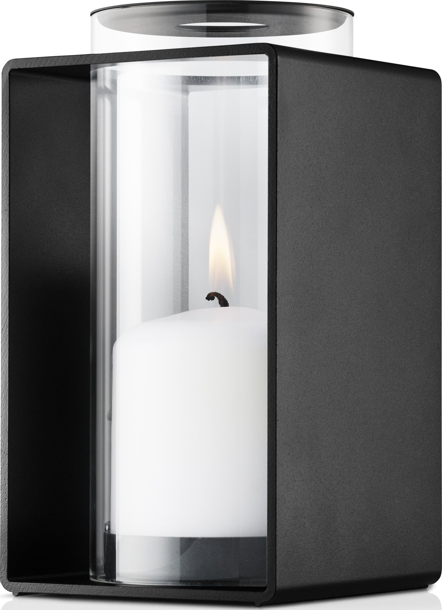 Lampion Glow 18 cm, schwarz