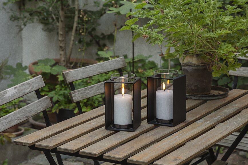 Lanterne Glow 30 cm, noire