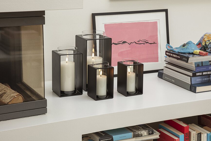 Lanterne Glow 30 cm, noire