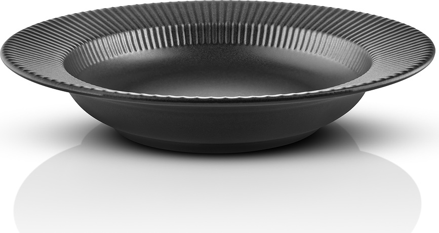 Legio Nova Assiette creuse, 25 cm, noire