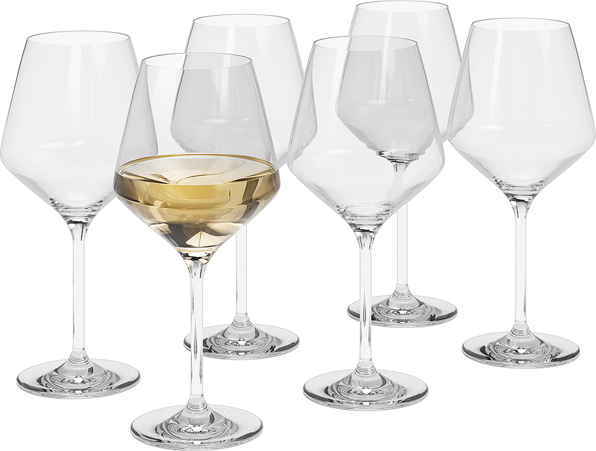 Legio Nova Verres à Vin pour vin blanc, Lot de 6