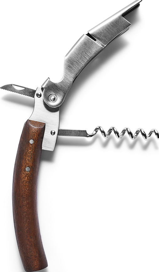 Liquid Lounge Tire-bouchon de sommelier, avec coupe-capsule