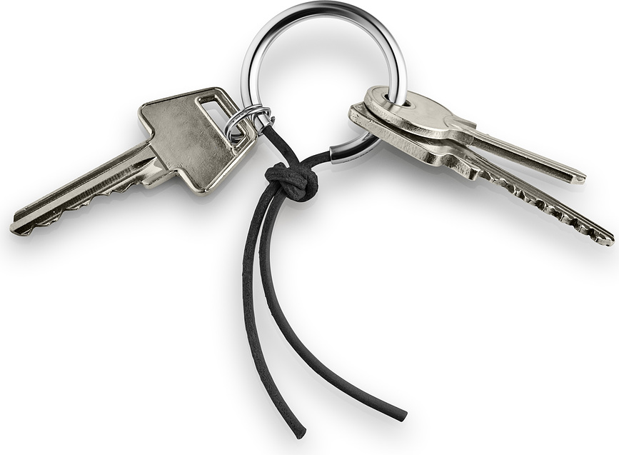 Llavero Eva Solo, negro