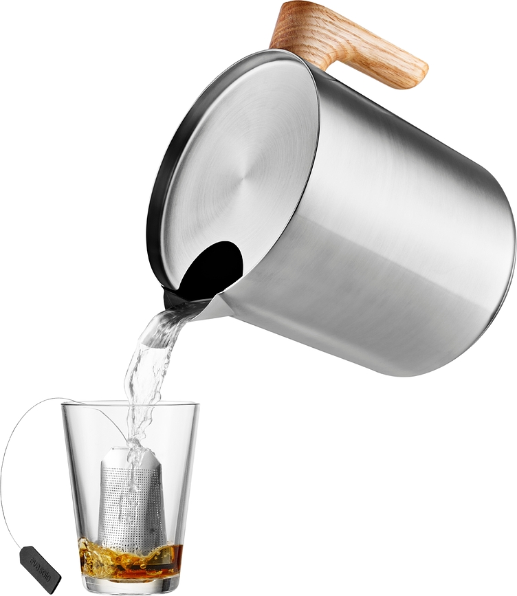 Nordic Kitchen Bouilloire compatible induction, 1 L, argentée