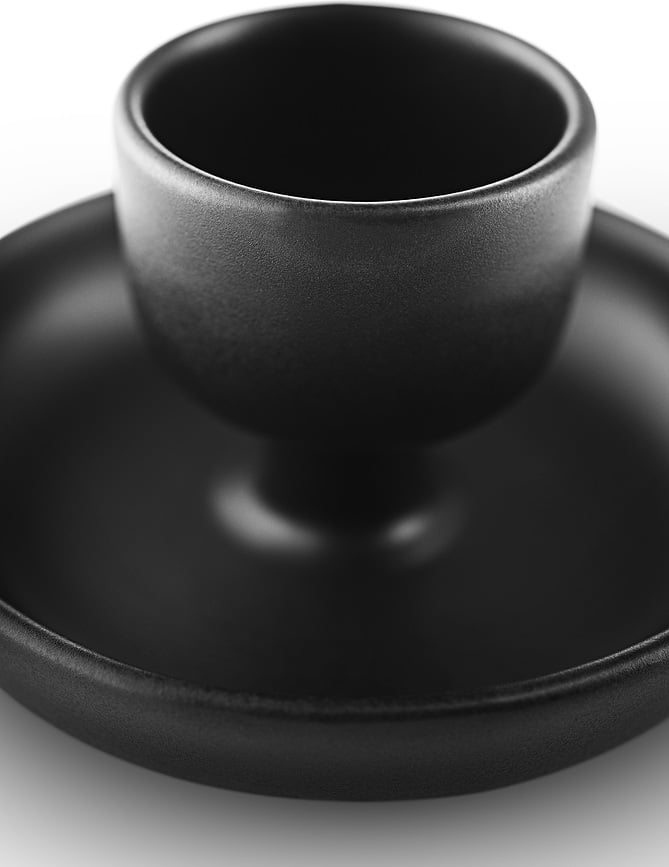 Nordic Kitchen Coquetiers, noirs, Lot de 2