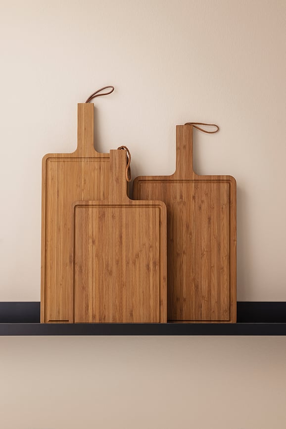 Nordic Kitchen Daska za Rezanje 32 x 24 cm bambusova