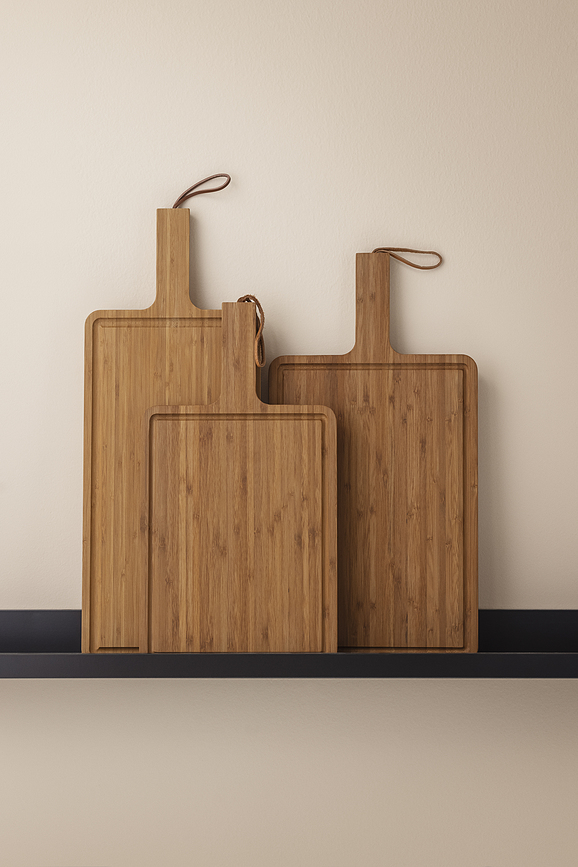 Nordic Kitchen Deska za rezanje, 32 x 24 cm, bambus