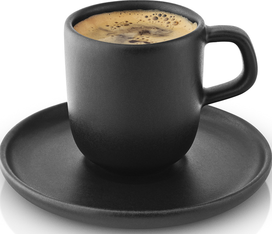 Nordic Kitchen Skodelice za espresso s podstavki, 4 kosi
