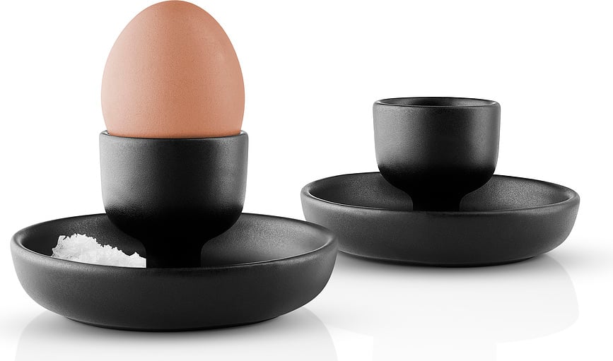 Nordic Kitchen Θήκες Αυγών, μαύρες, 2 τμχ