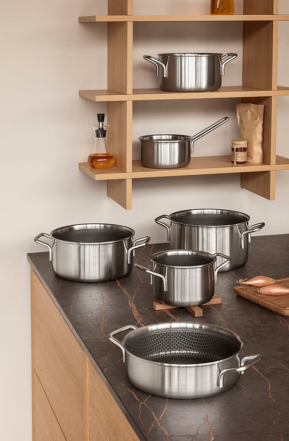 Olla baja Multi Eva Solo, con revestimiento antiadherente Slip-Let