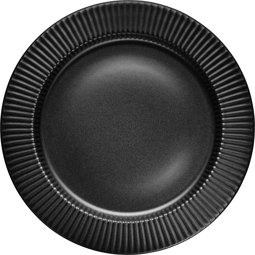 Plato llano Legio Nova, 28 cm, negro