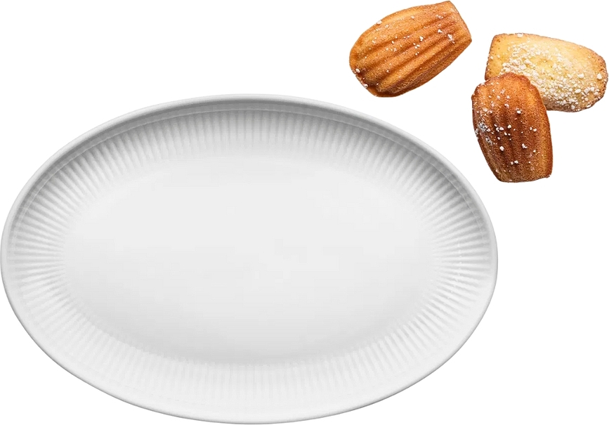 Plato ovalado Legio Nova, 24,5 cm, blanco