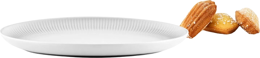 Plato ovalado Legio Nova, 24,5 cm, blanco