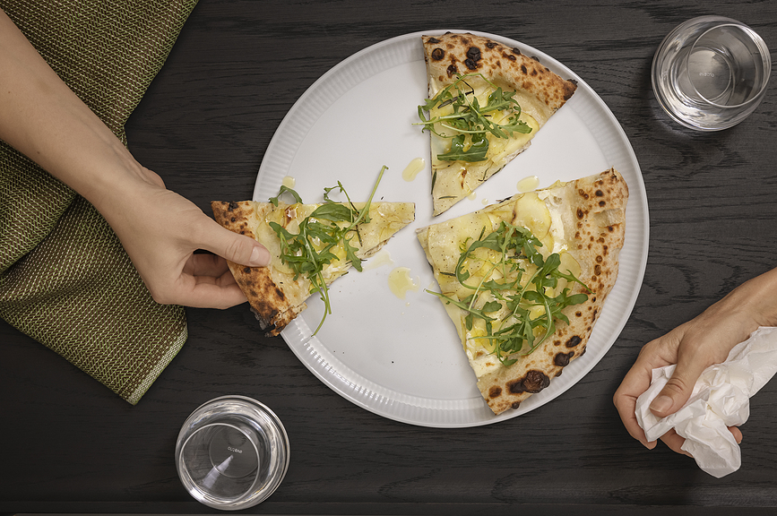 Plato para Pizza Legio Nova, 31,5 cm, blanco