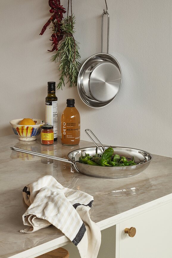 Poêle Eva Trio Stainless Steel 28 cm