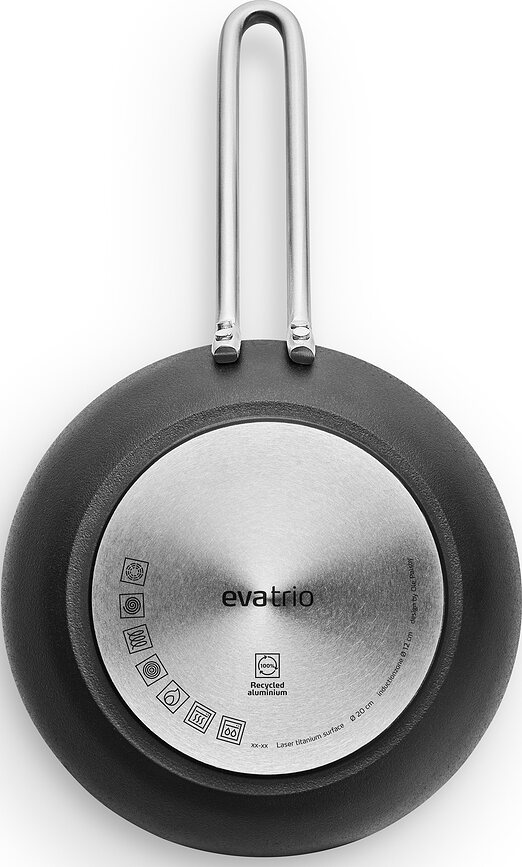 Ponev Eva Trio Professional 28 cm s premazom Slip-Let Laser Titanium