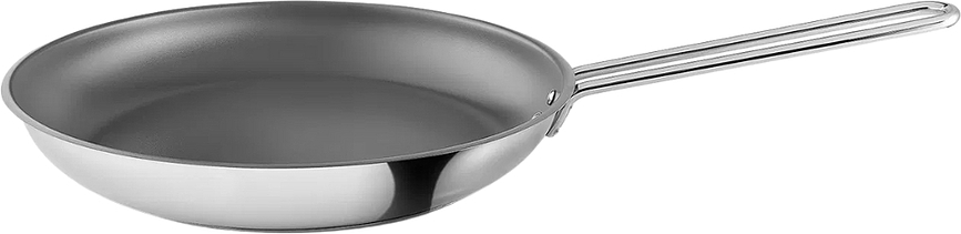 Ponev s premazom Slip-Let, 28 cm, nerjaveče jeklo