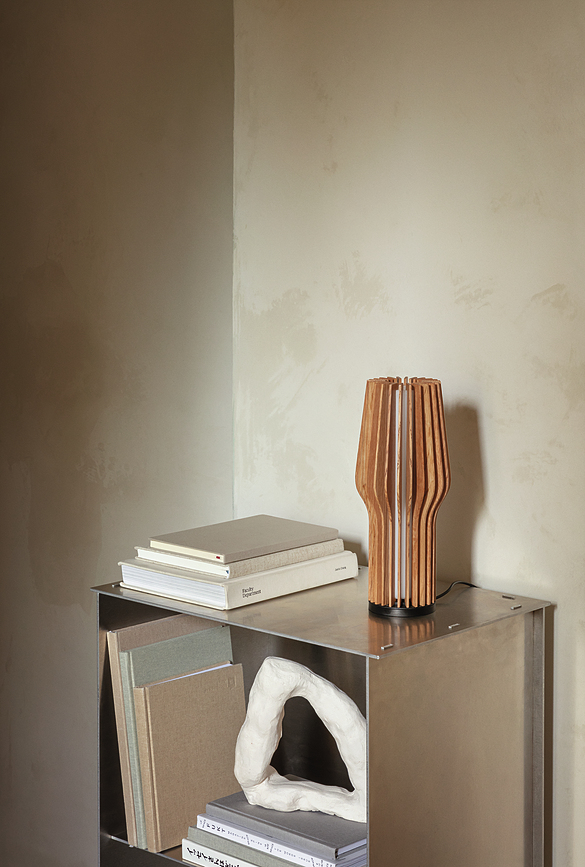 Radiant Lampe de Table LED, chêne naturel