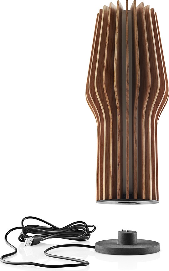 Radiant Lampe de Table LED, chêne naturel