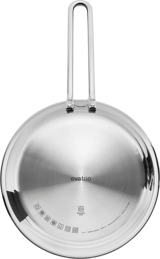 Sartén de acero inoxidable, 20 cm, con revestimiento antiadherente Slip-Let