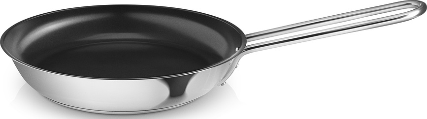 Sartén de acero inoxidable Eva Trio, con revestimiento antiadherente Slip-Let