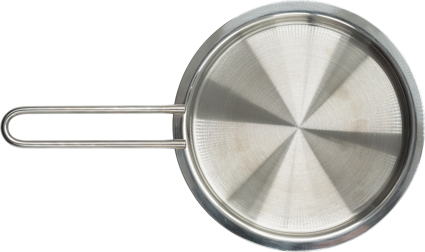 Tapa de acero inoxidable con asa Eva Trio, 13 cm